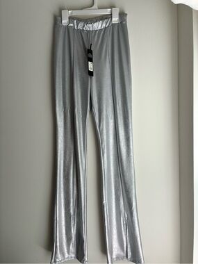 Fashion nova silver bell pants